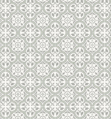 Modern roller blind con estampado de azulejo portugués