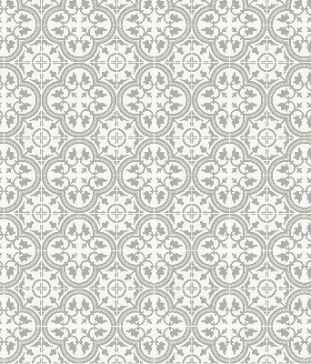 Modern roller blind con estampado de azulejo portugués