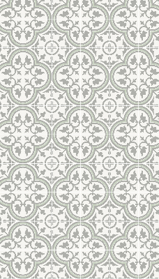 Modern roller blind con estampado de azulejo portugués
