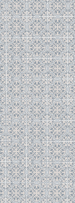Estor enrollable para ventana con diseño de azulejo portugués