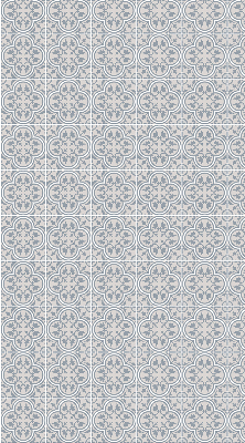 Estor enrollable para ventana con diseño de azulejo portugués