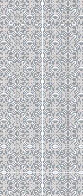 Estor enrollable para ventana con diseño de azulejo portugués