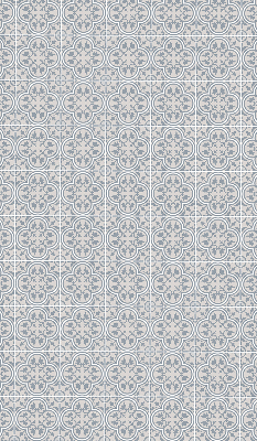 Estor enrollable para ventana con diseño de azulejo portugués