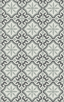 Estor enrollable con estampado de azulejo marroquí