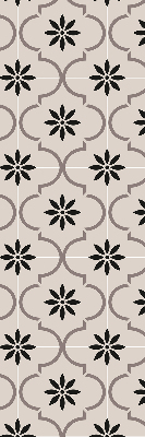 Modern roller blind con diseño de azulejo marroquí en forma de flor