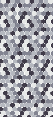 Modern roller blind con paneles de abejas