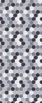 Modern roller blind con paneles de abejas