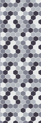 Modern roller blind con paneles de abejas