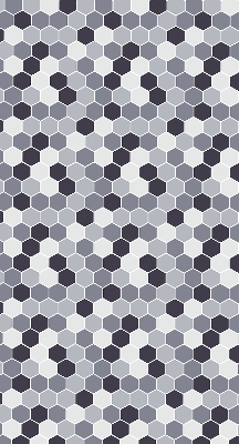 Modern roller blind con paneles de abejas