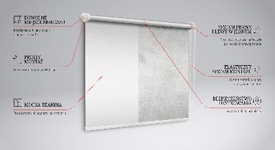 Estor enrollable para ventana con acabado anti-humos
