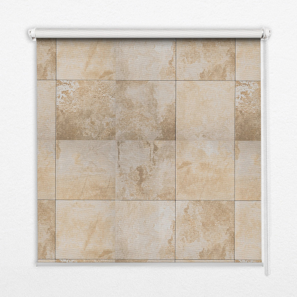 Modern roller blind con diseño de azulejos
