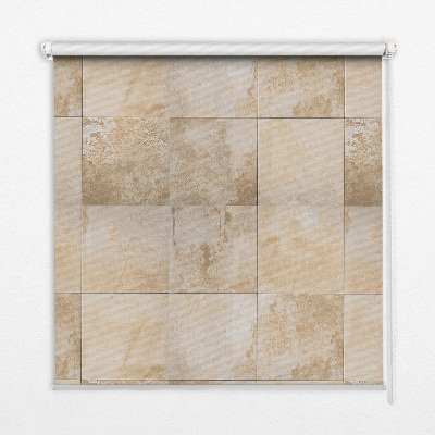 Modern roller blind con diseño de azulejos