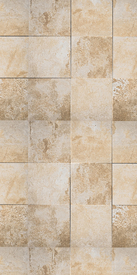Modern roller blind con diseño de azulejos