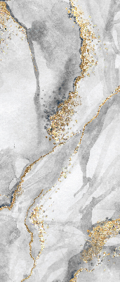 Estor enrollable con diseño de mármol gris