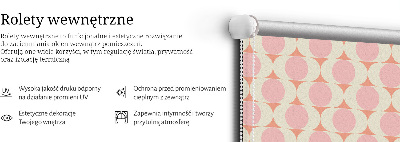 Estor enrollable con diseño de ojos abstractos