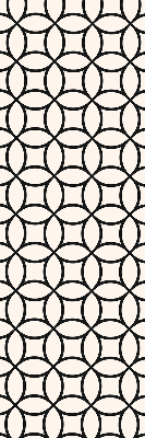 Modern roller blind con tejido entrelazado