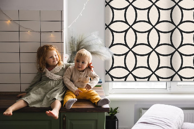Modern roller blind con tejido entrelazado