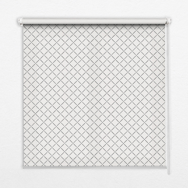 Modern roller blind con motivo de rombos