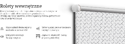 Modern roller blind con motivo de rombos