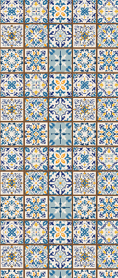 Estor enrollable para ventana con diseño de mandala