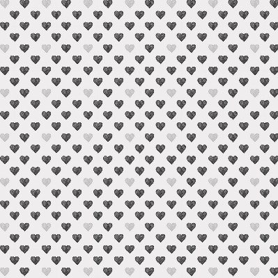 Estor enrollable con estampado de corazones oscuros