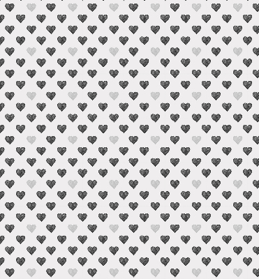 Estor enrollable con estampado de corazones oscuros