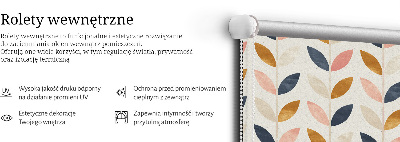 Modern roller blind con lamas