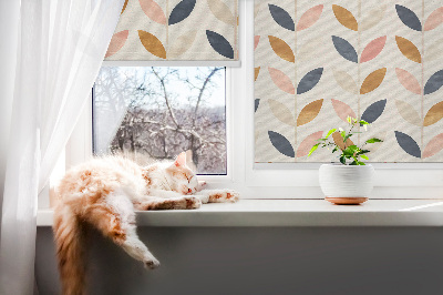 Modern roller blind con lamas