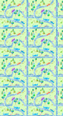 Modern roller blind con estampado 'Calles'