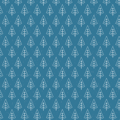 Modern roller blind con diseño de árboles bajo la lluvia