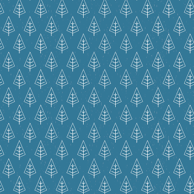 Modern roller blind con diseño de árboles bajo la lluvia