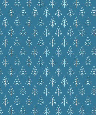 Modern roller blind con diseño de árboles bajo la lluvia
