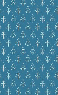 Modern roller blind con diseño de árboles bajo la lluvia