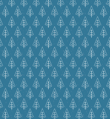 Modern roller blind con diseño de árboles bajo la lluvia