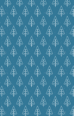 Modern roller blind con diseño de árboles bajo la lluvia