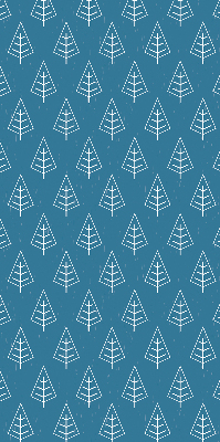 Modern roller blind con diseño de árboles bajo la lluvia