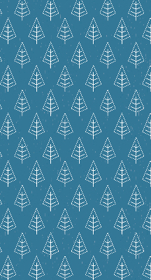 Modern roller blind con diseño de árboles bajo la lluvia