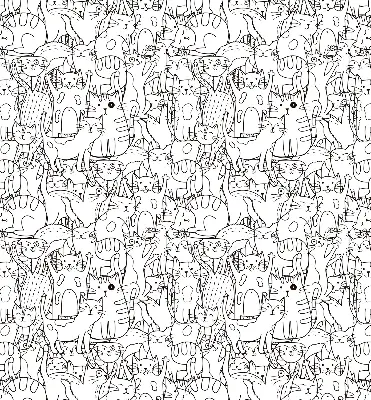 Estor enrollable con dibujo de gatos