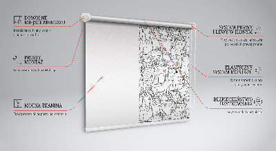 Estor enrollable con dibujo de gatos