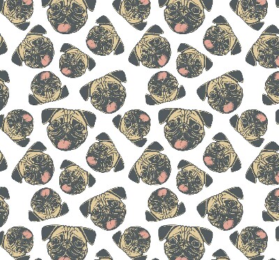 Estor enrollable para ventana con estampado de Bulldogs