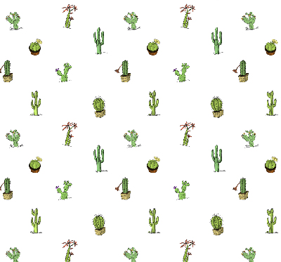 Estor enrollable para ventana con estampado de cactus
