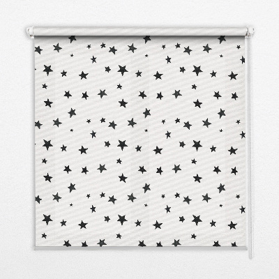 Modern roller blind con estampado de estrellas
