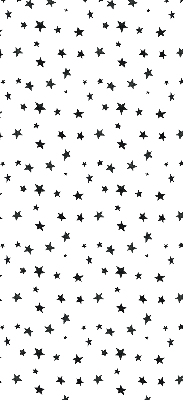 Modern roller blind con estampado de estrellas