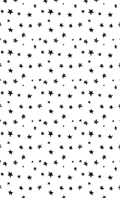 Modern roller blind con estampado de estrellas