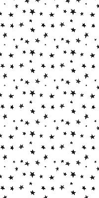 Modern roller blind con estampado de estrellas