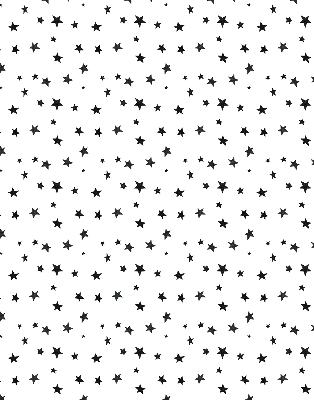 Modern roller blind con estampado de estrellas