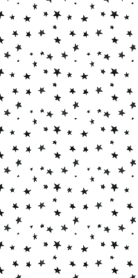 Modern roller blind con estampado de estrellas