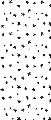 Modern roller blind con estampado de estrellas