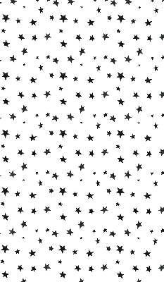 Modern roller blind con estampado de estrellas