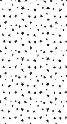 Modern roller blind con estampado de estrellas
